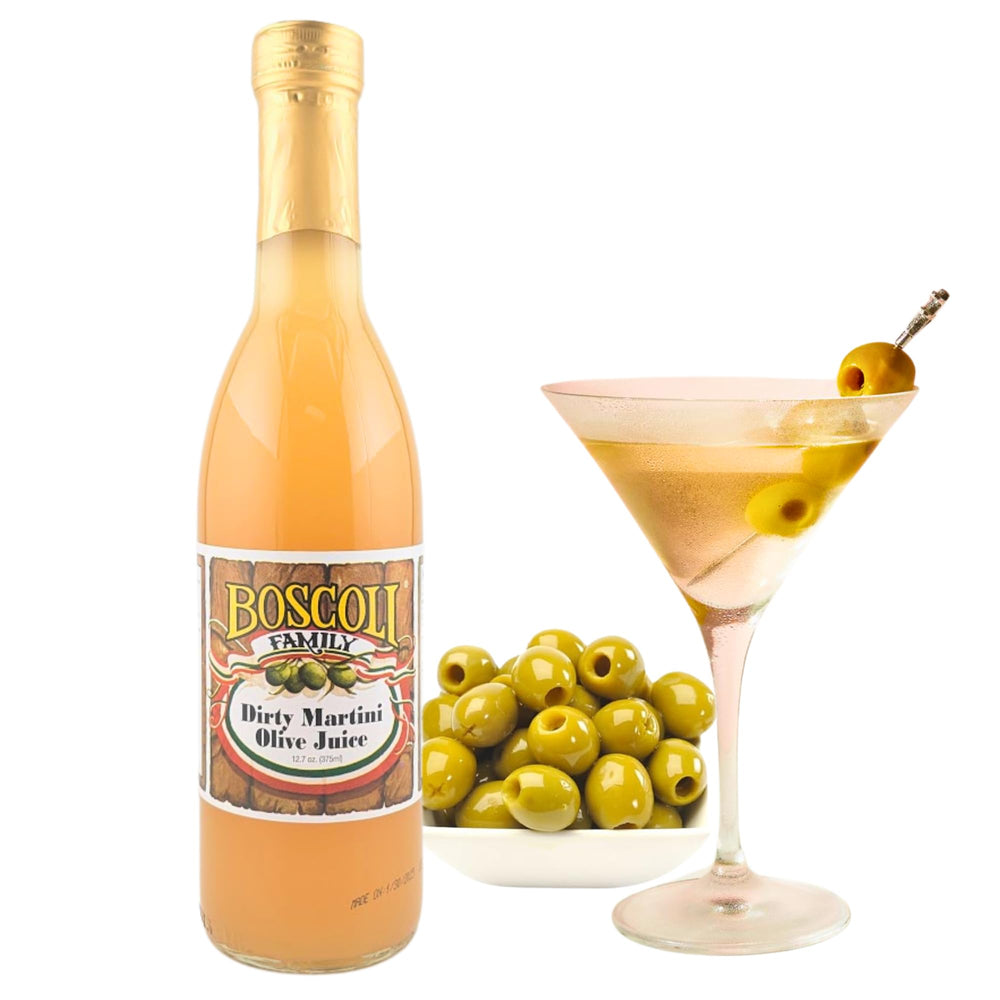 Boscoli authentic olive flavor—elevates martinis and cooking without artificial additives.