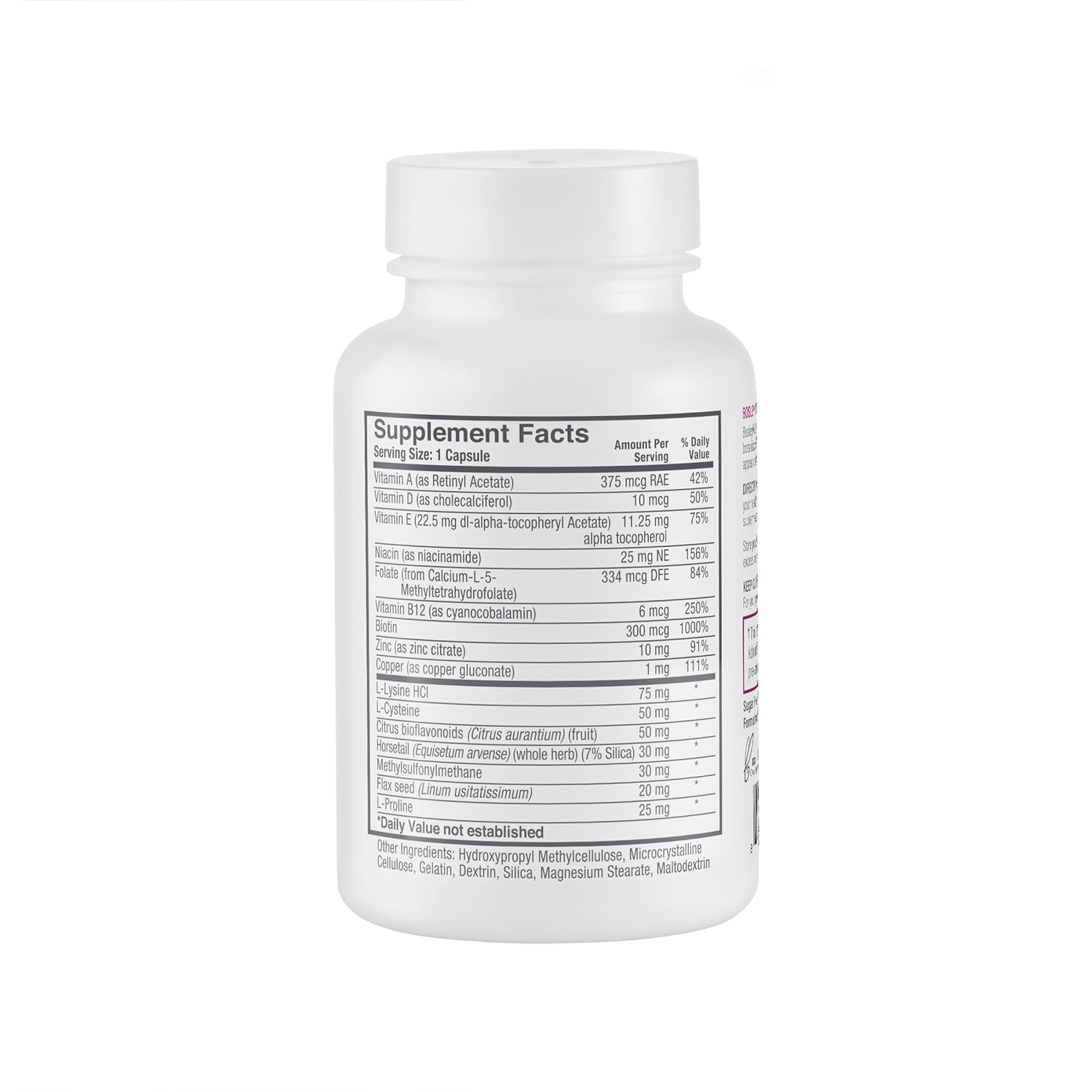 BosleyMD capsules shown suggest support for healthier-looking hair.