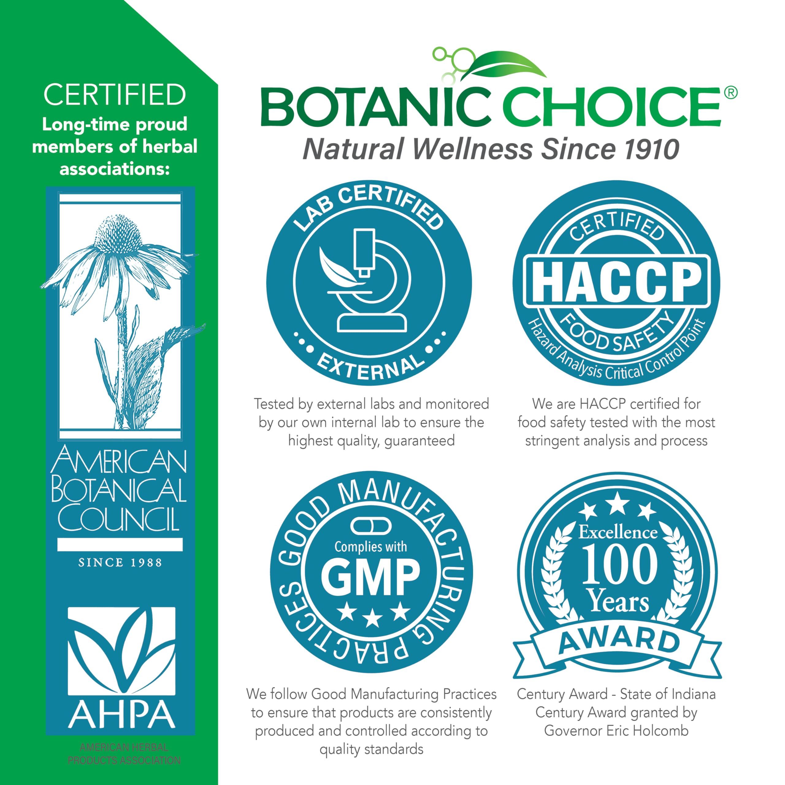 Botanic Choice Rosemary Leaf Liquid Extract label shows 5:1 concentration.