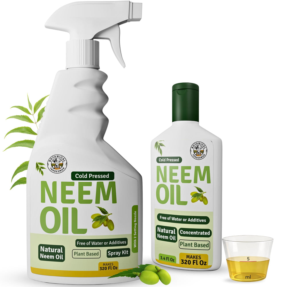 Botanical Tradesman Neem Oil Spray bottle for indoor plant care