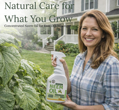 Botanical Tradesman Neem Oil Spray ingredients show 100% cold-pressed oil for healthy foliage