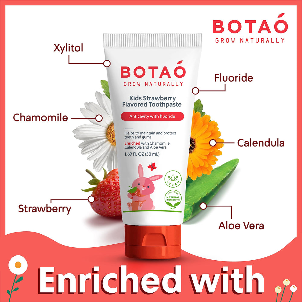 Botao Kids aloe vera enriched formula supports gentle gum care