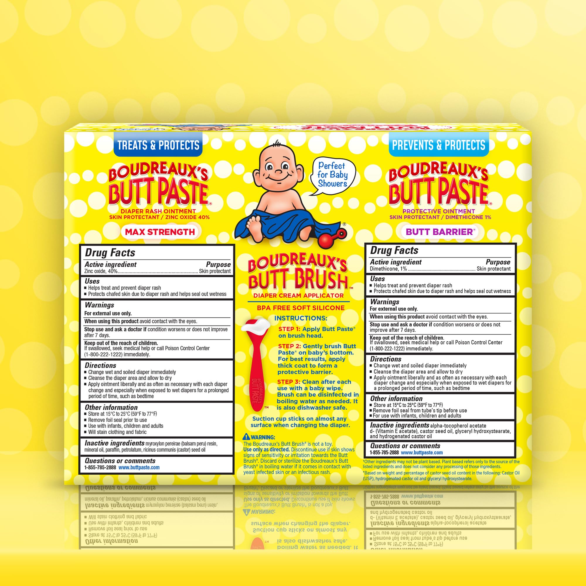 Trusted diaper rash care brand with four decades of pediatrician support