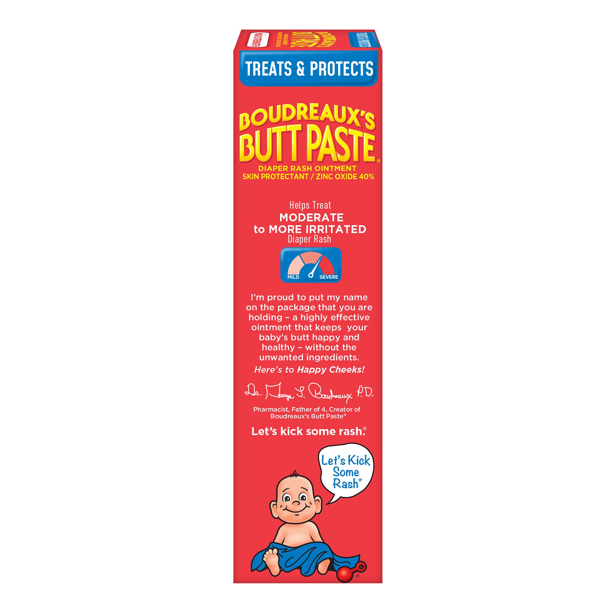 Ideal for daily prevention and moderate diaper rash relief for babies.
