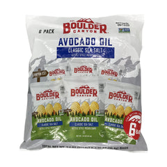 Boulder Canyon avocado oil sea salt potato chips bag 1—crisp, savory crunch.