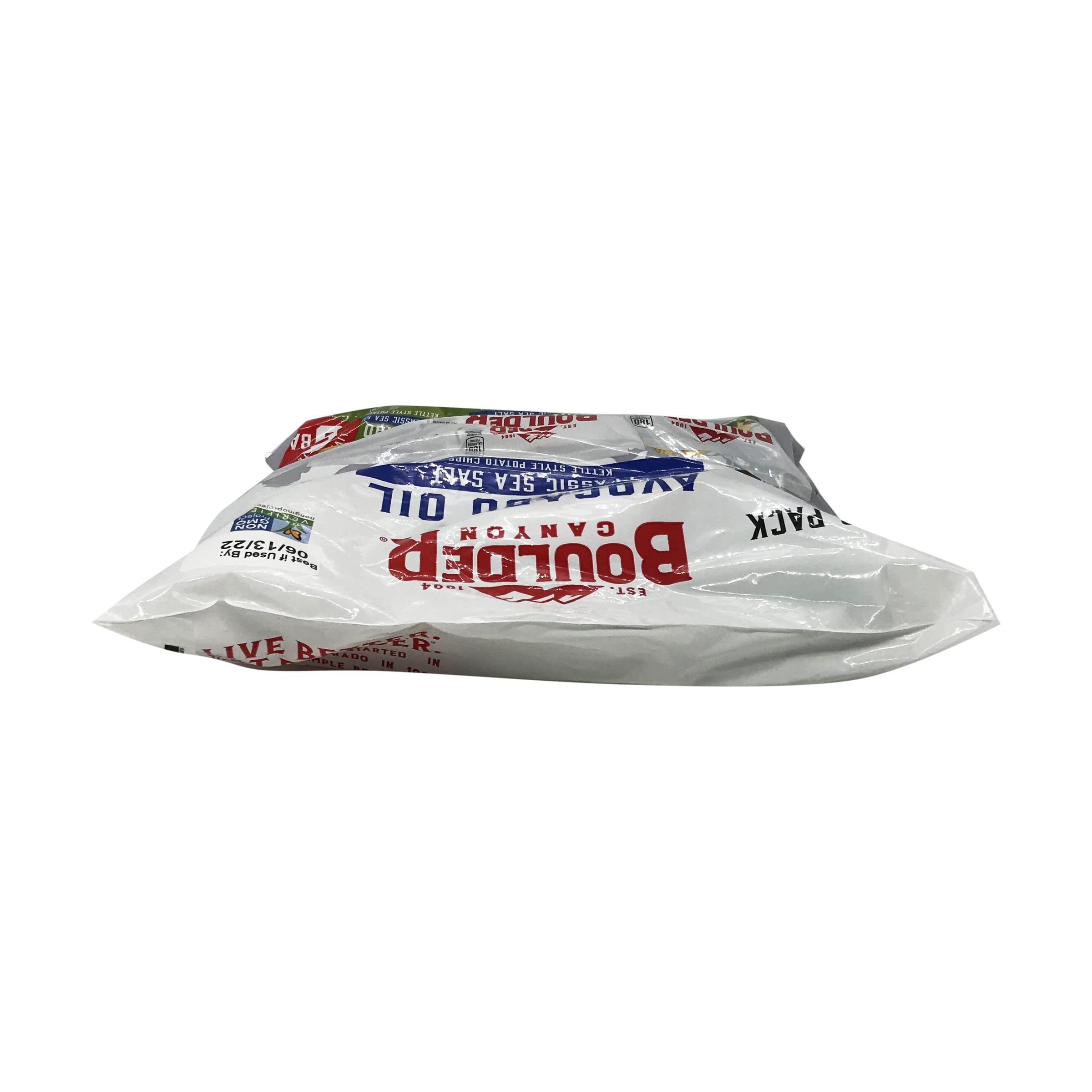 Boulder Canyon avocado oil sea salt potato chips bag 6—pairs with dips and sandwiches.