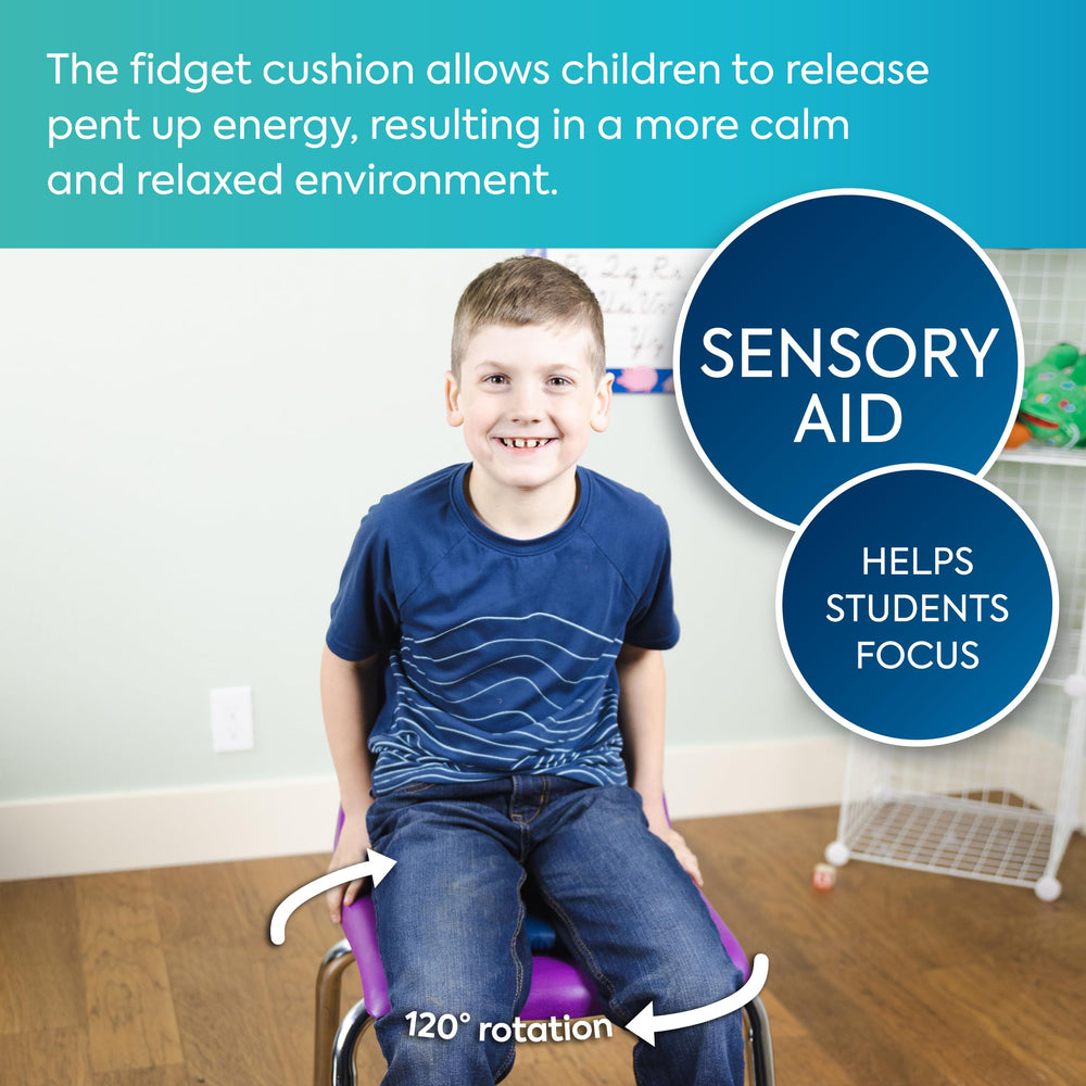 BouncyBands Sit & Twist vinyl surface is durable and easy to wipe clean