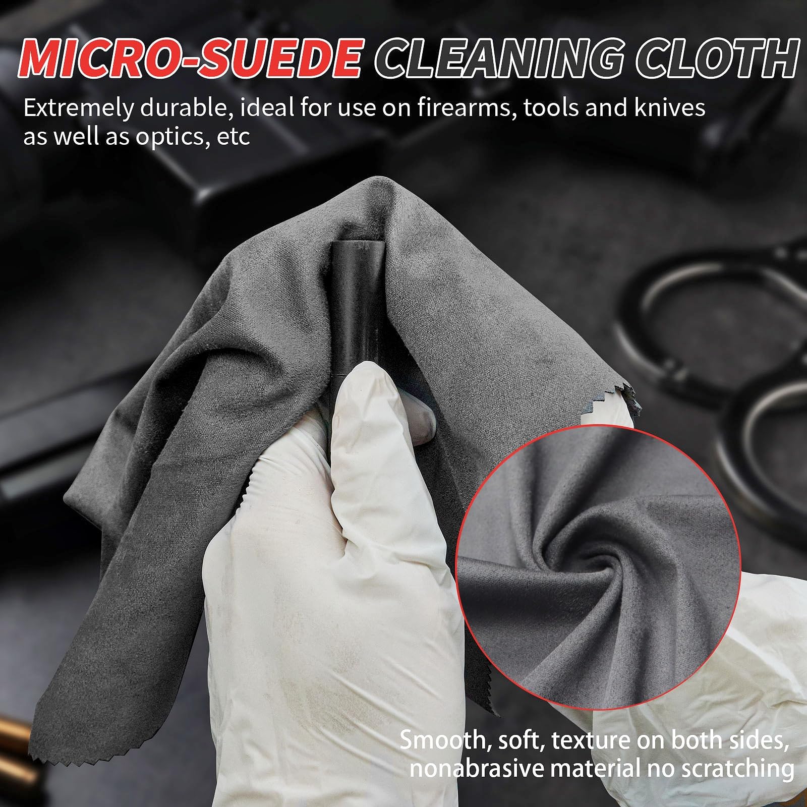 BOVPCAO microsuede cloth is durable and soft for safe wipe-downs