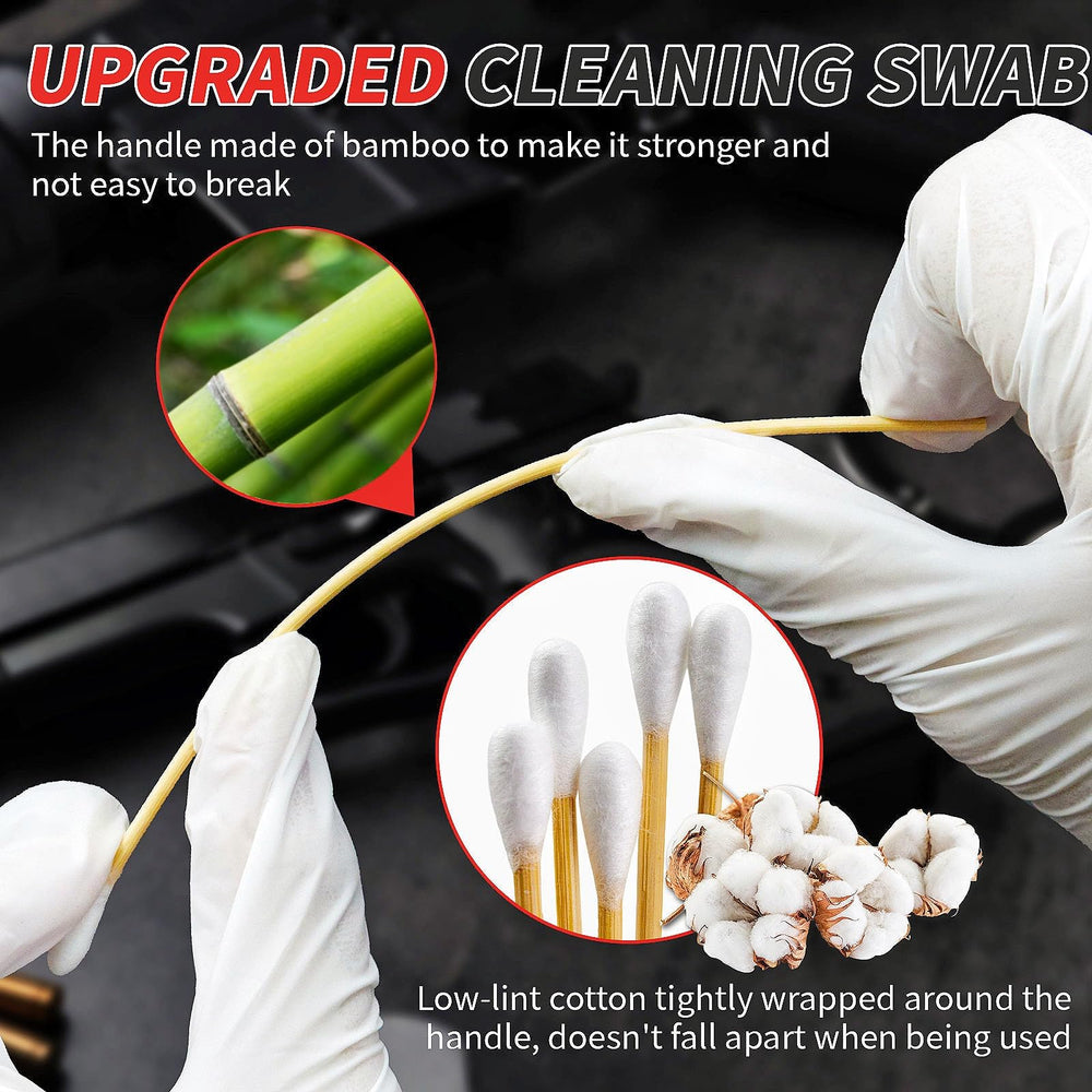 BOVPCAO gun cleaning swabs extend reach for tight spaces and residue removal