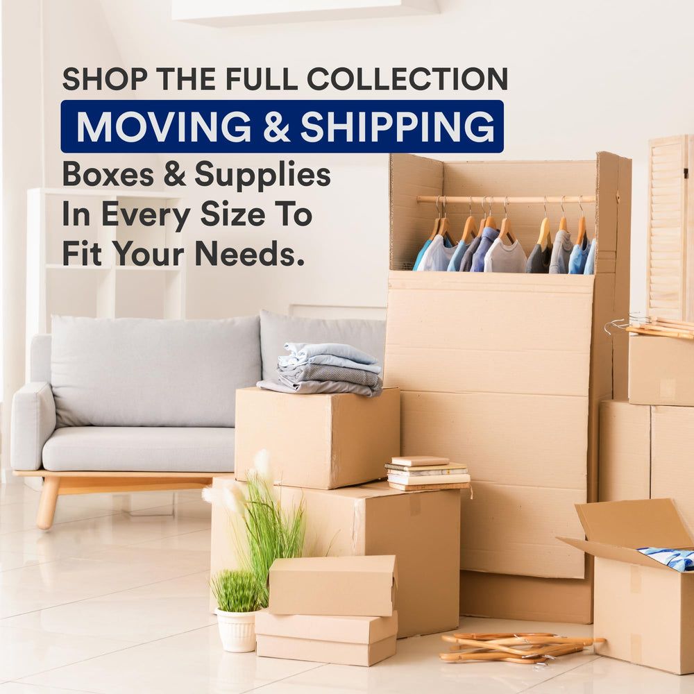 BOX USA large moving box kraft recycled material highlights eco-friendly packaging