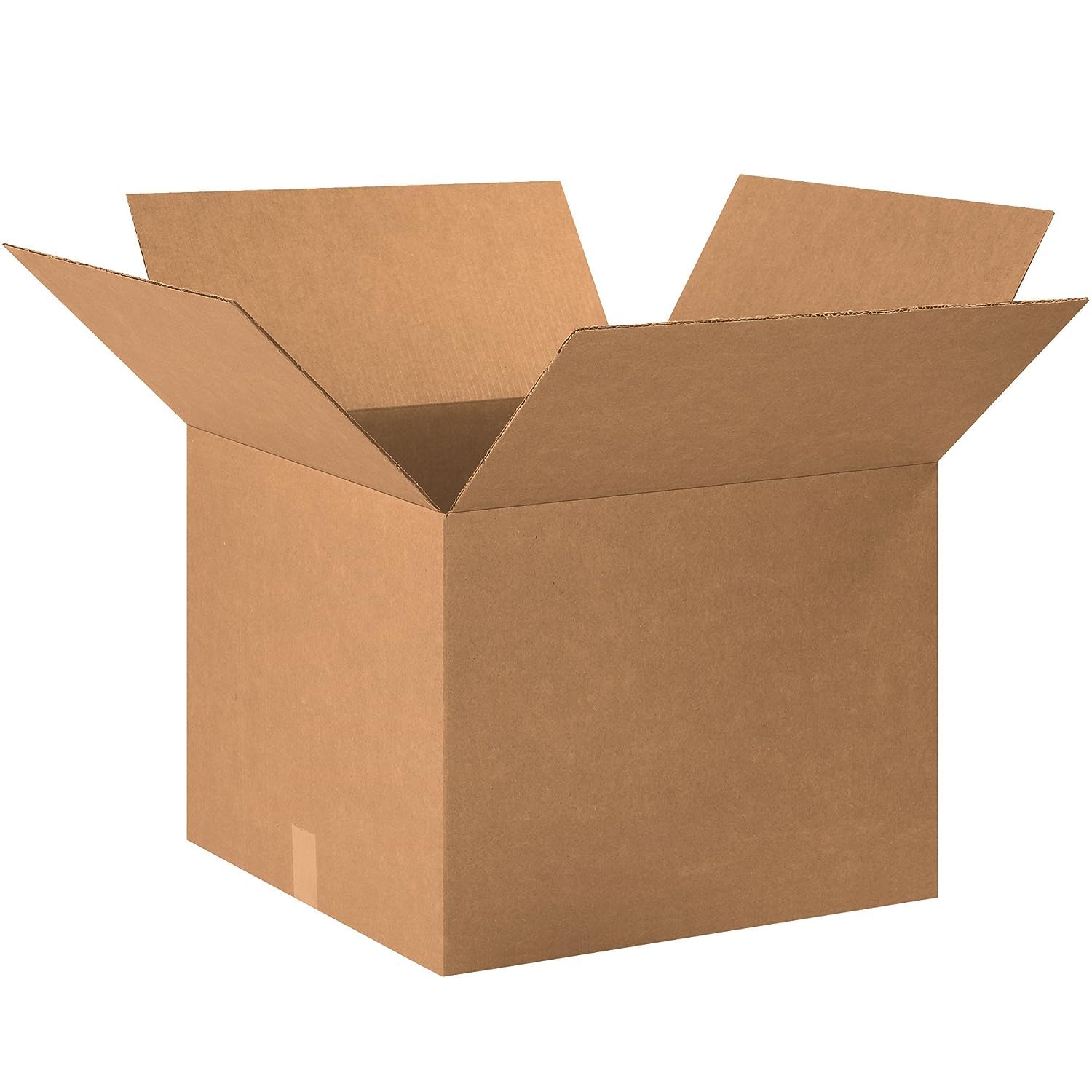 BOX USA large moving box stacked pack demonstrates flat storage and bulk readiness