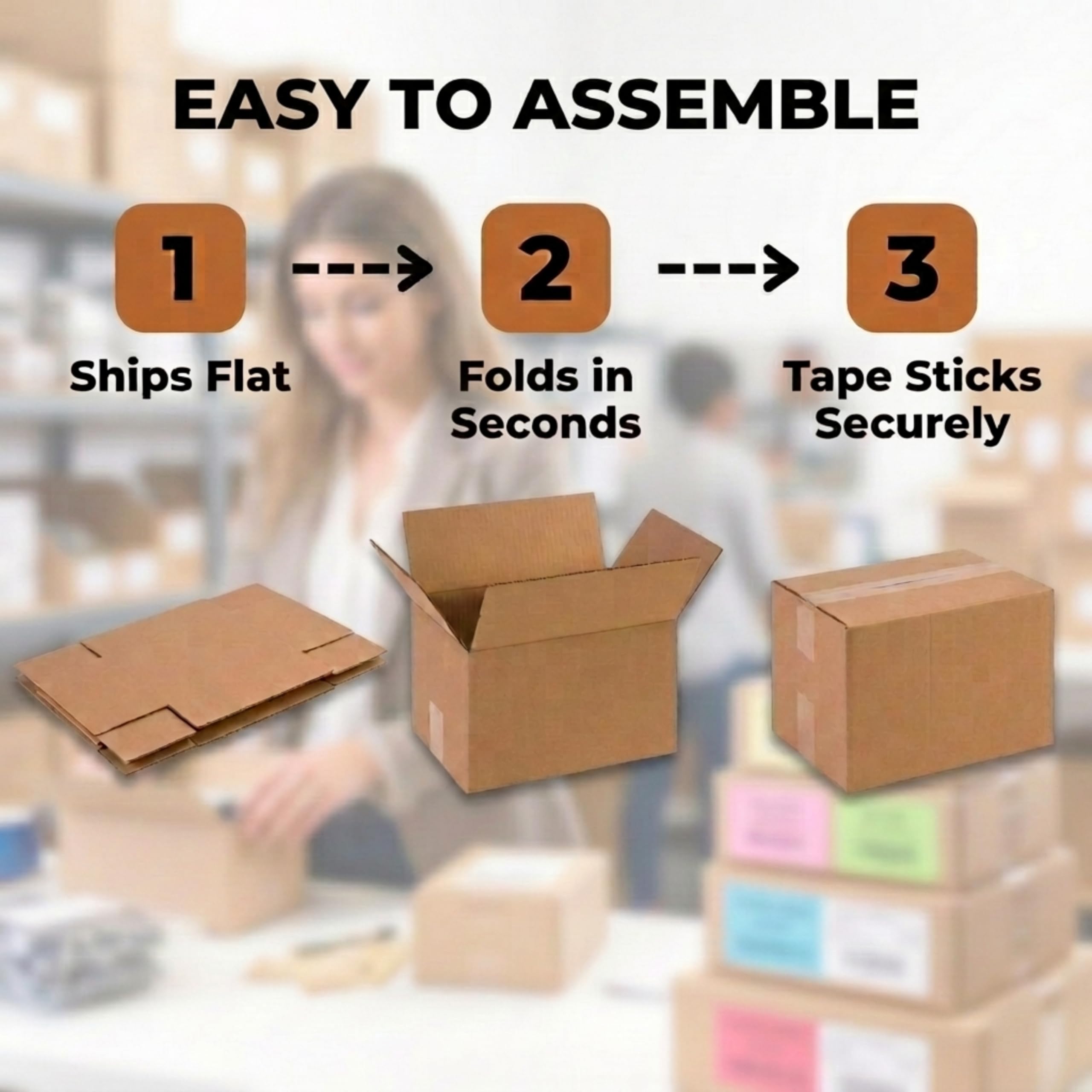 BOX USA Single-wall corrugated box delivers sturdy protection during transit.
