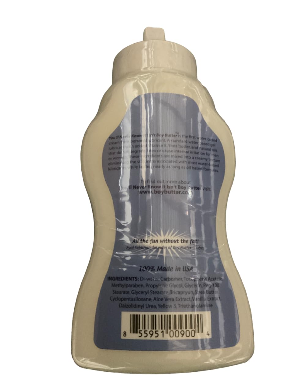 Boy Butter H2O application scene highlights easy-to-use glide.