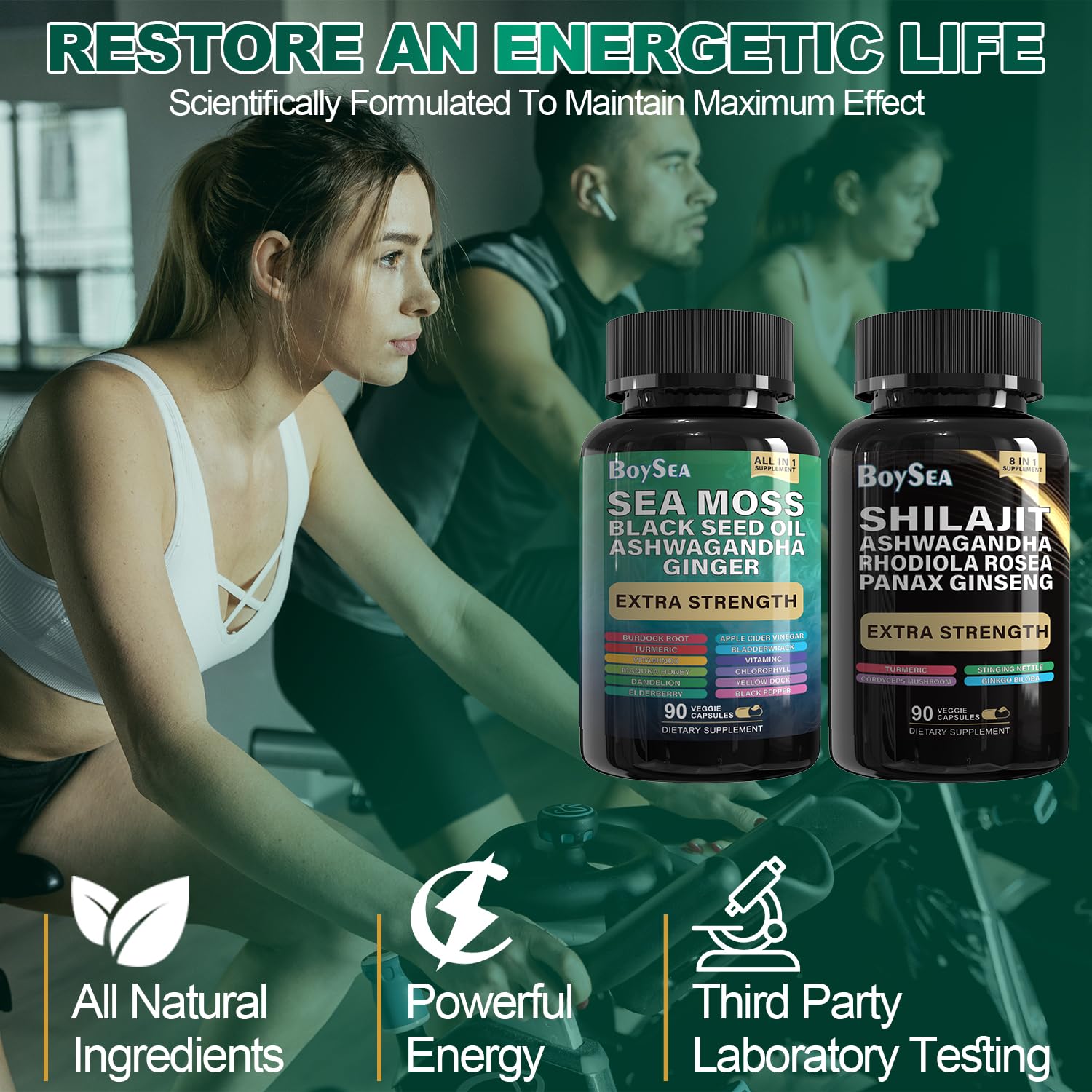 Boysea Rhodiola Rosea capsules support focus and mood balance