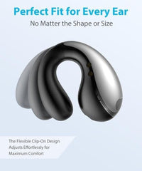 Boytond Ultra Open Ear Buds waterproof design for rain or sweat.