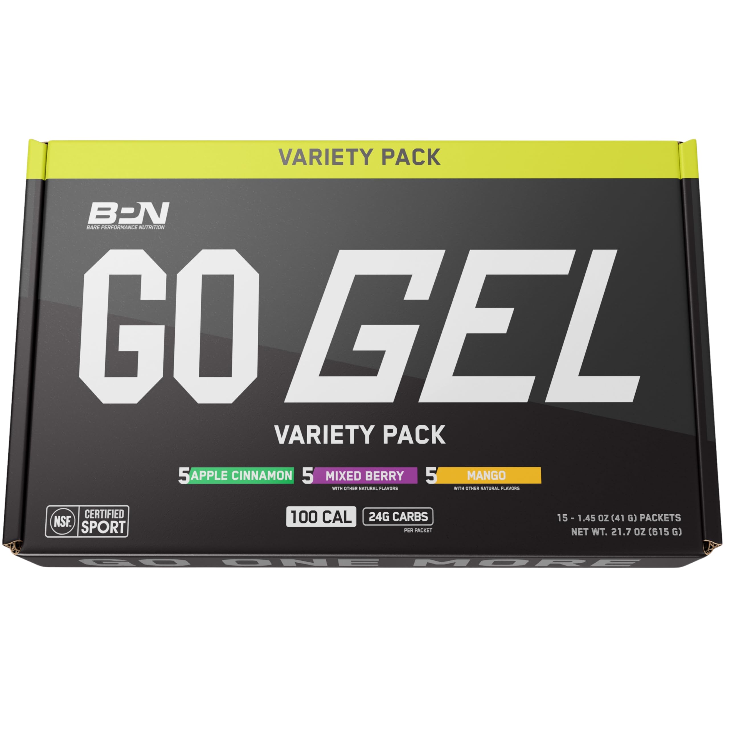 BARE PERFORMANCE NUTRITION Go Gel Endurance includes electrolytes to support hydration