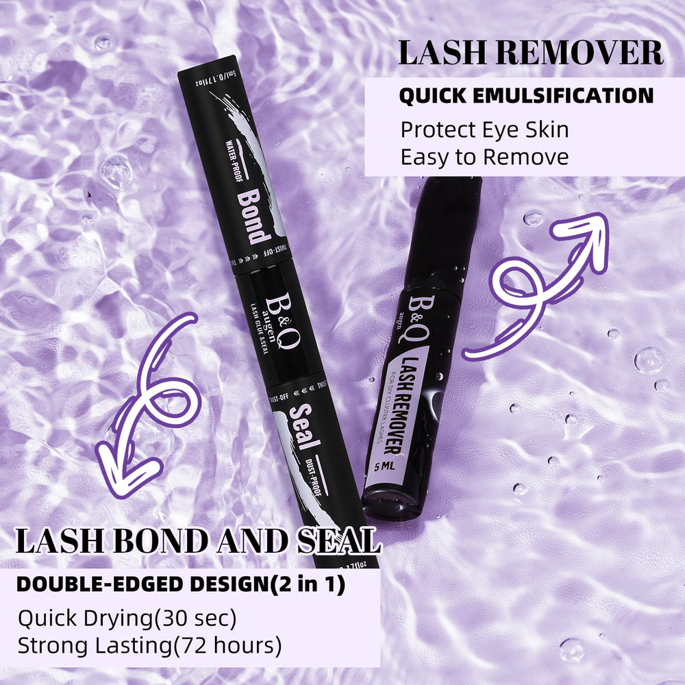 B&Qaugen ergonomic tweezer and brush for precise placement and grooming.