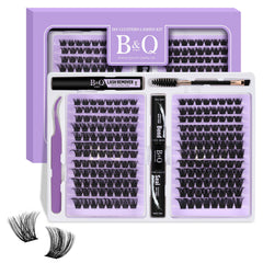 B&Qaugen Lash Extension Kit 192 pcs for at-home DIY lash styling.