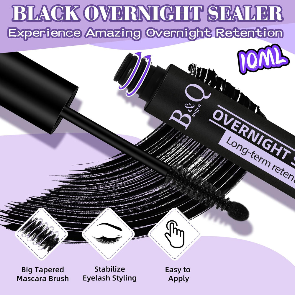 B&Qaugen waterproof lash glue delivers reliable hold during daily activities.