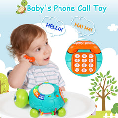 BQU Musical Turtle lullaby sounds soothe and entertain during play and exploration