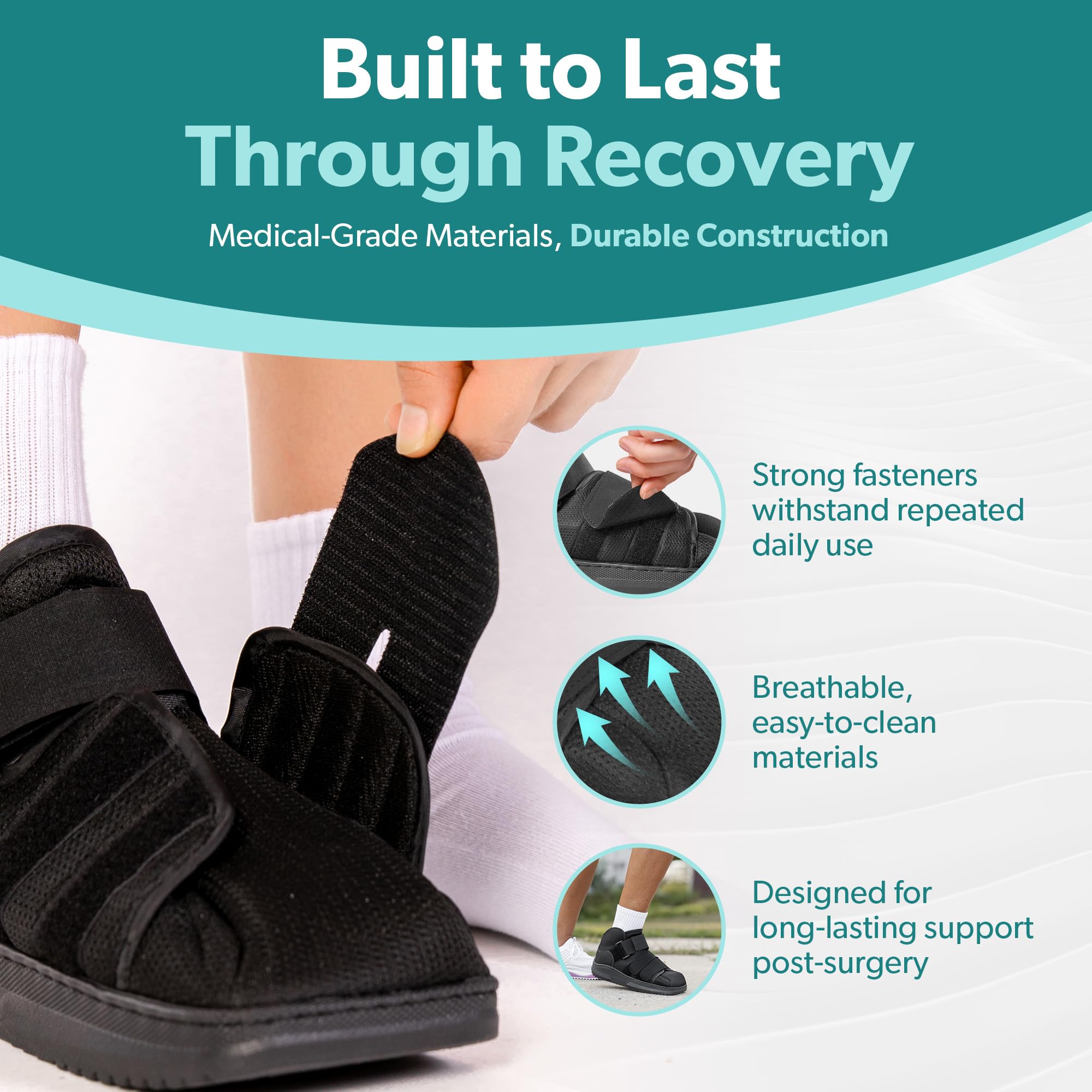BraceAbility lightweight boot profile emphasizes durable construction and adjustable fit.