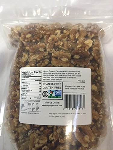 Braga Organic Farms walnuts, ideal for baking and trail mixes.