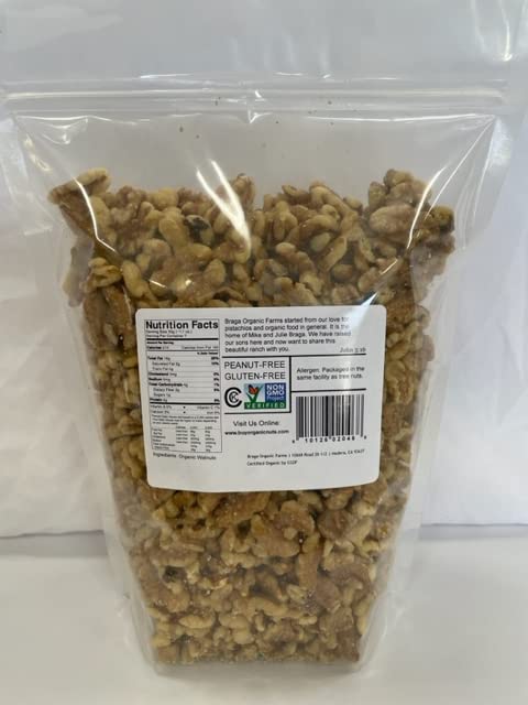 Braga Organic Farms walnuts in a bowl, fresh and ready to enjoy.