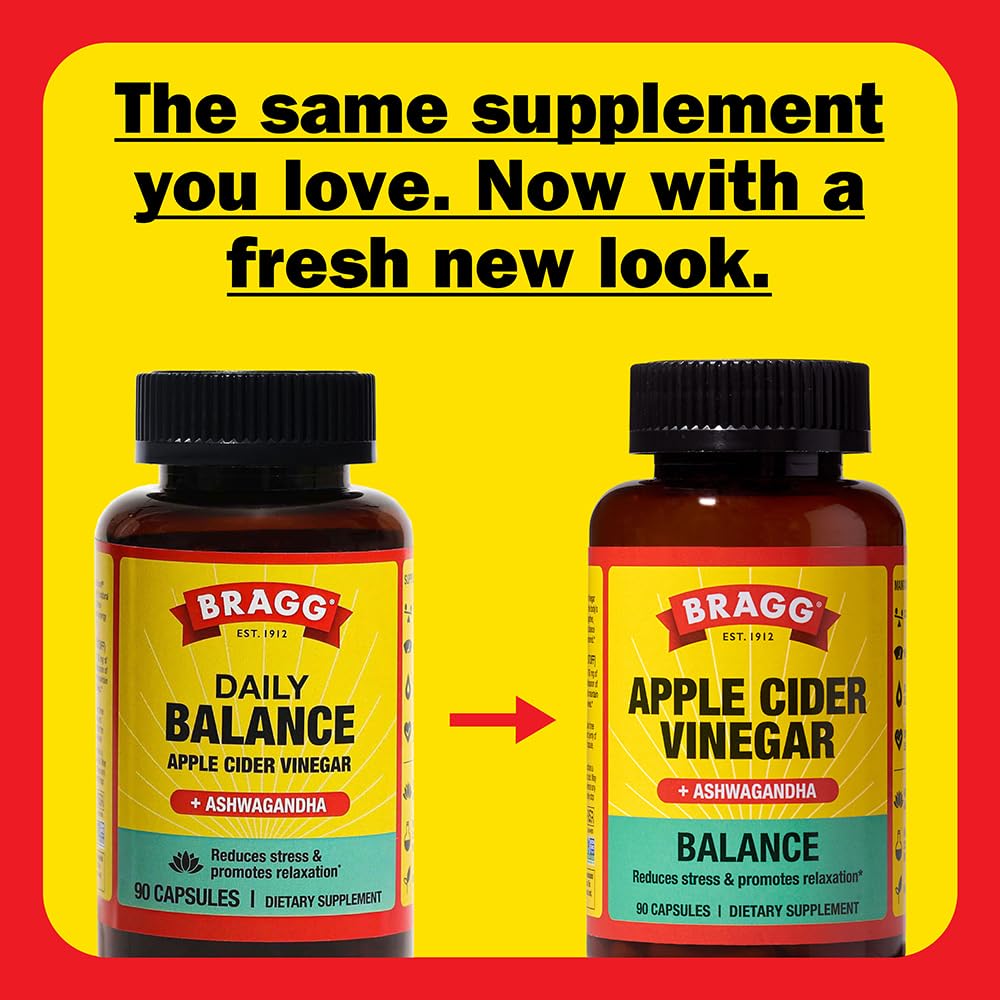 Ingredient blend graphic featuring ACV and ashwagandha components