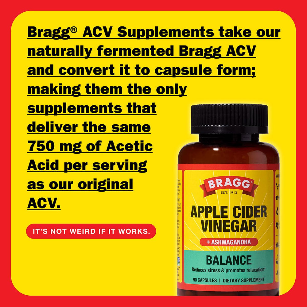 Bragg Sensoril Ashwagandha capsules closeup highlighting calm and stress support