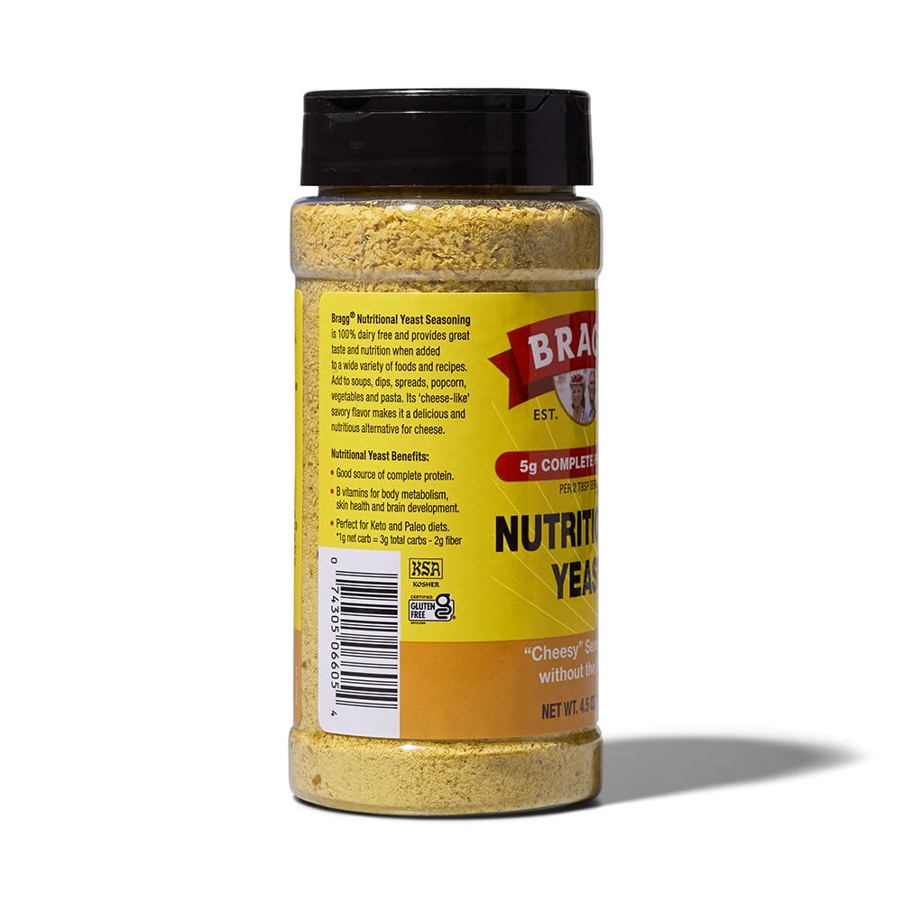 Bragg Nutritional Yeast Seasoning in dips and spreads boosting flavor.