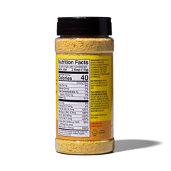 Pour-over pasta with Bragg Nutritional Yeast Seasoning for a dairy-free cheesy flavor.
