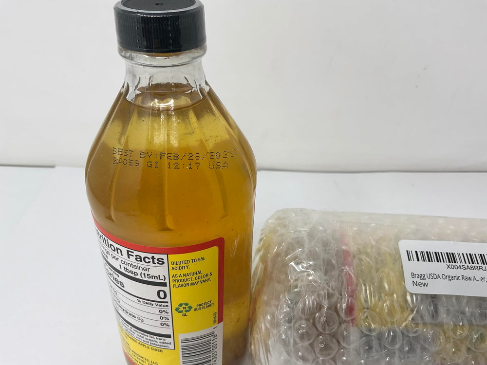 Bragg Organic Apple Cider Vinegar bottle for salads
