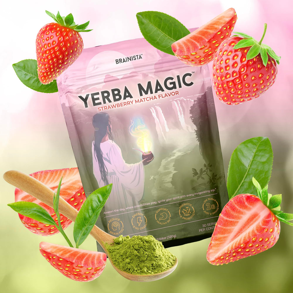Brainista Yerba Magic low sugar formula tasty energy boost