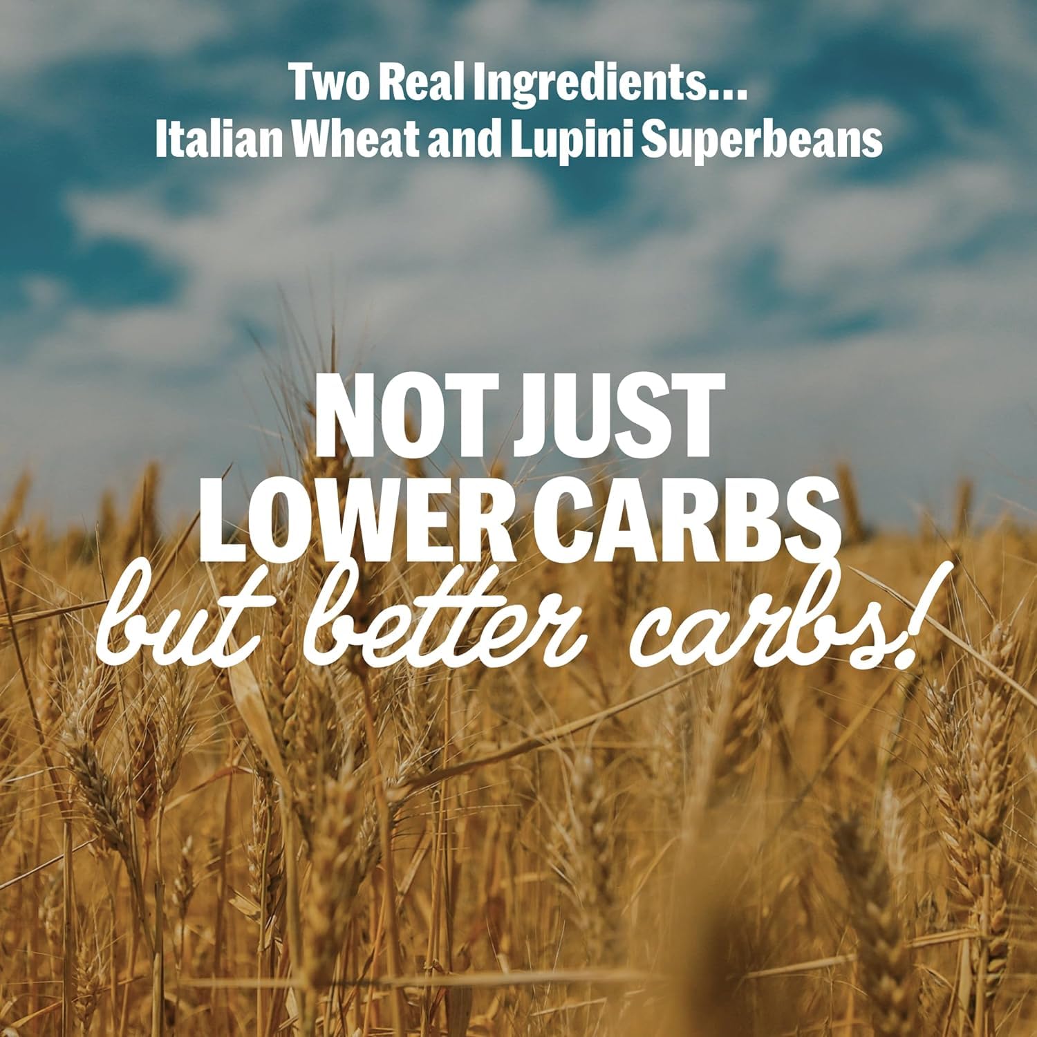 BRAMI dry pasta packaging ready for easy pantry storage.