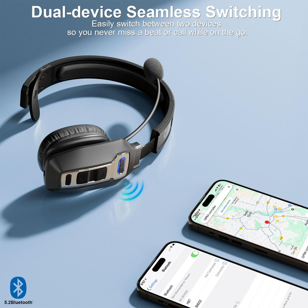 BRAMMAR Trucker Headset delivers up to 65 hours of battery life on trips