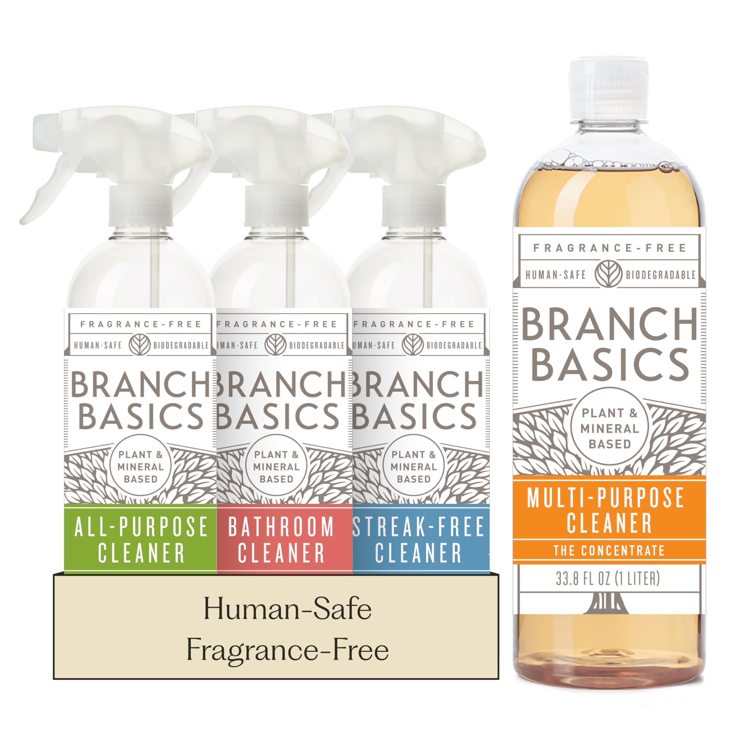 Branch Basics concentrate pour bottle ready for versatile cleaning tasks