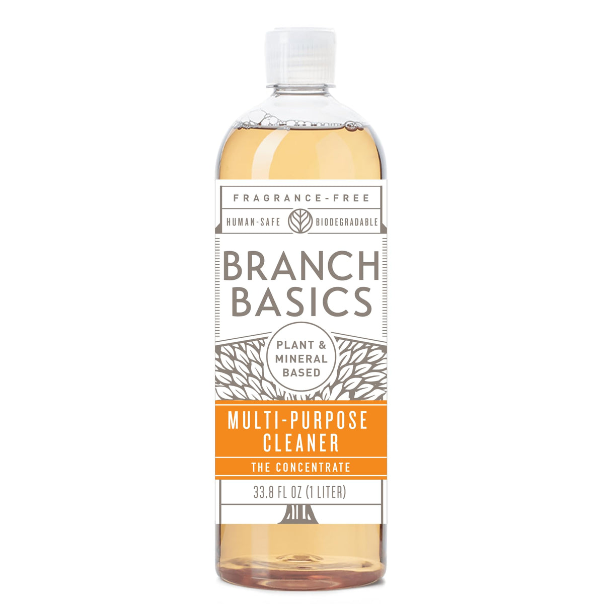 Branch Basics Concentrate bottle pour enables safe, controlled cleaning.