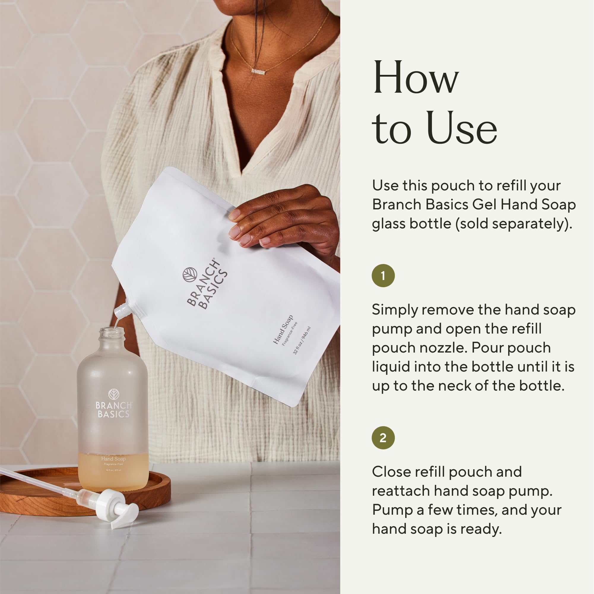 Branch Basics safe-for-sensitive-skin icon indicating gentle cleansing