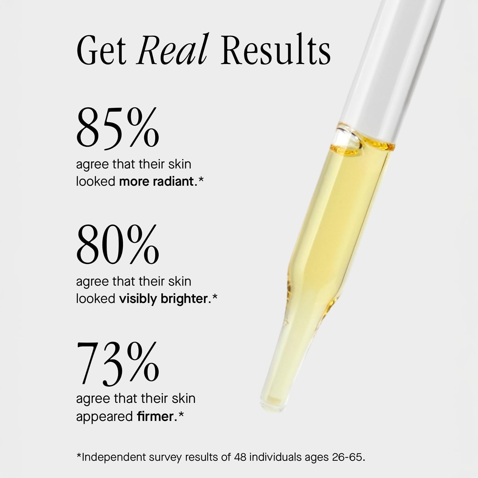Brandefy Vitamin C Serum texture shot hints lightweight, fast-absorbing formula.