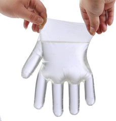 Brandon-super disposable gloves hairdressing-use on counter for sanitary styling.