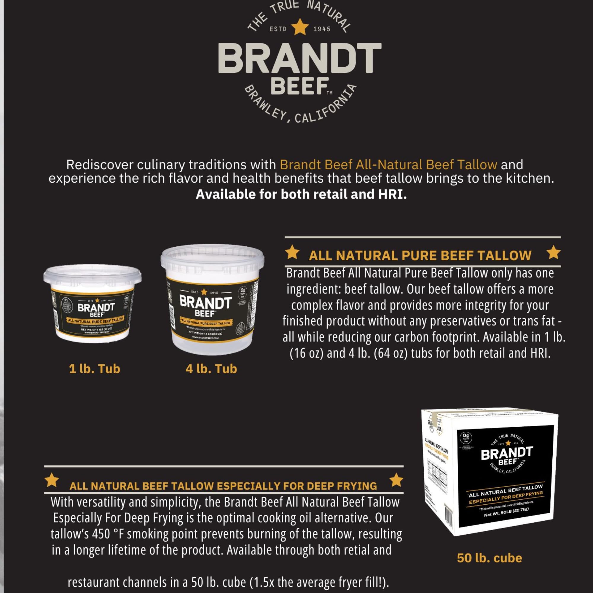 Brandt Beef Tallow sustainability from a California ranch.