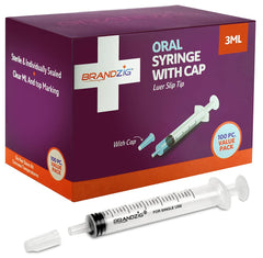 BrandZIG 3ml-syringe-cap with secure cap for safe dosing at home