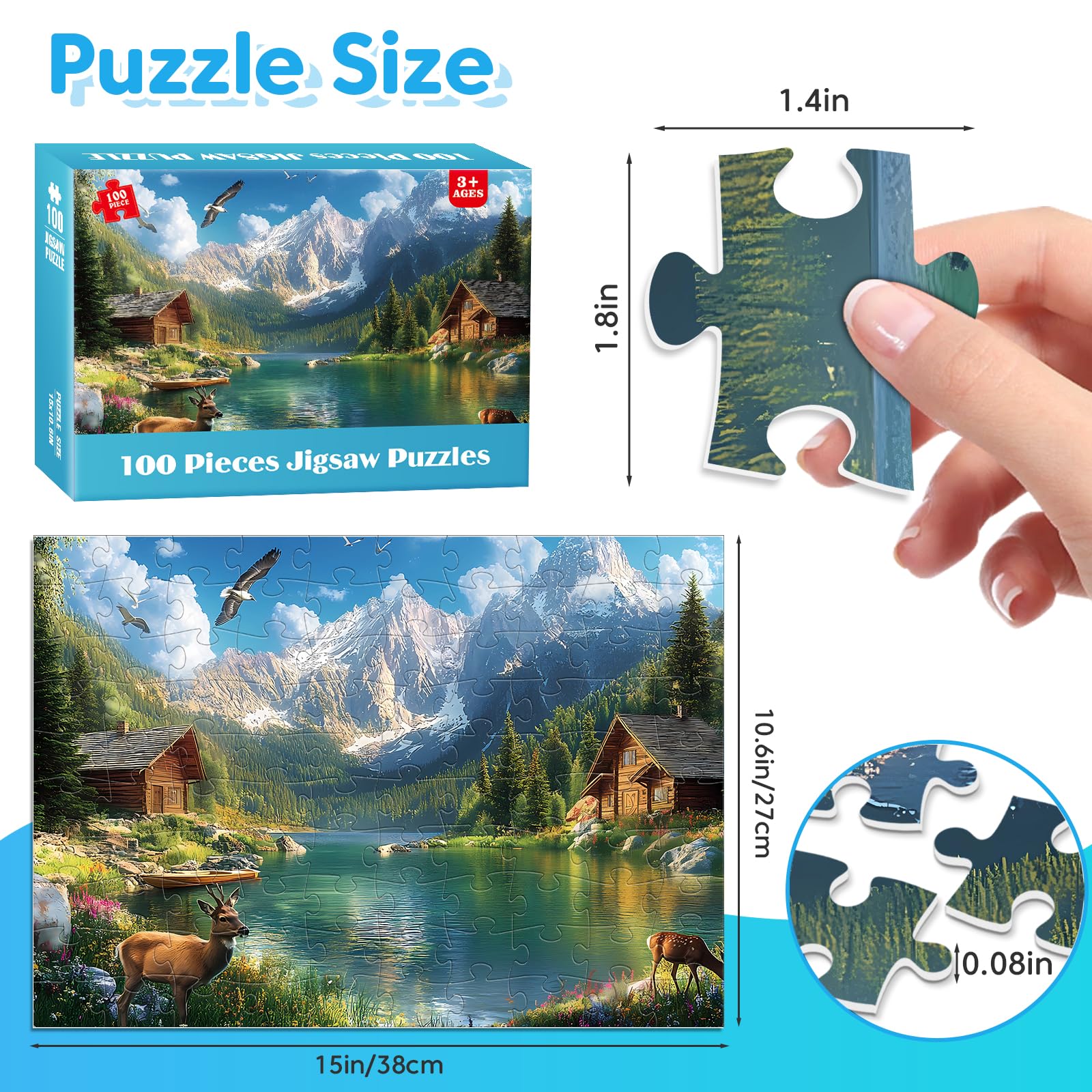 BraniacBits autumn leaves puzzle – chunky pieces aid dexterity and focus
