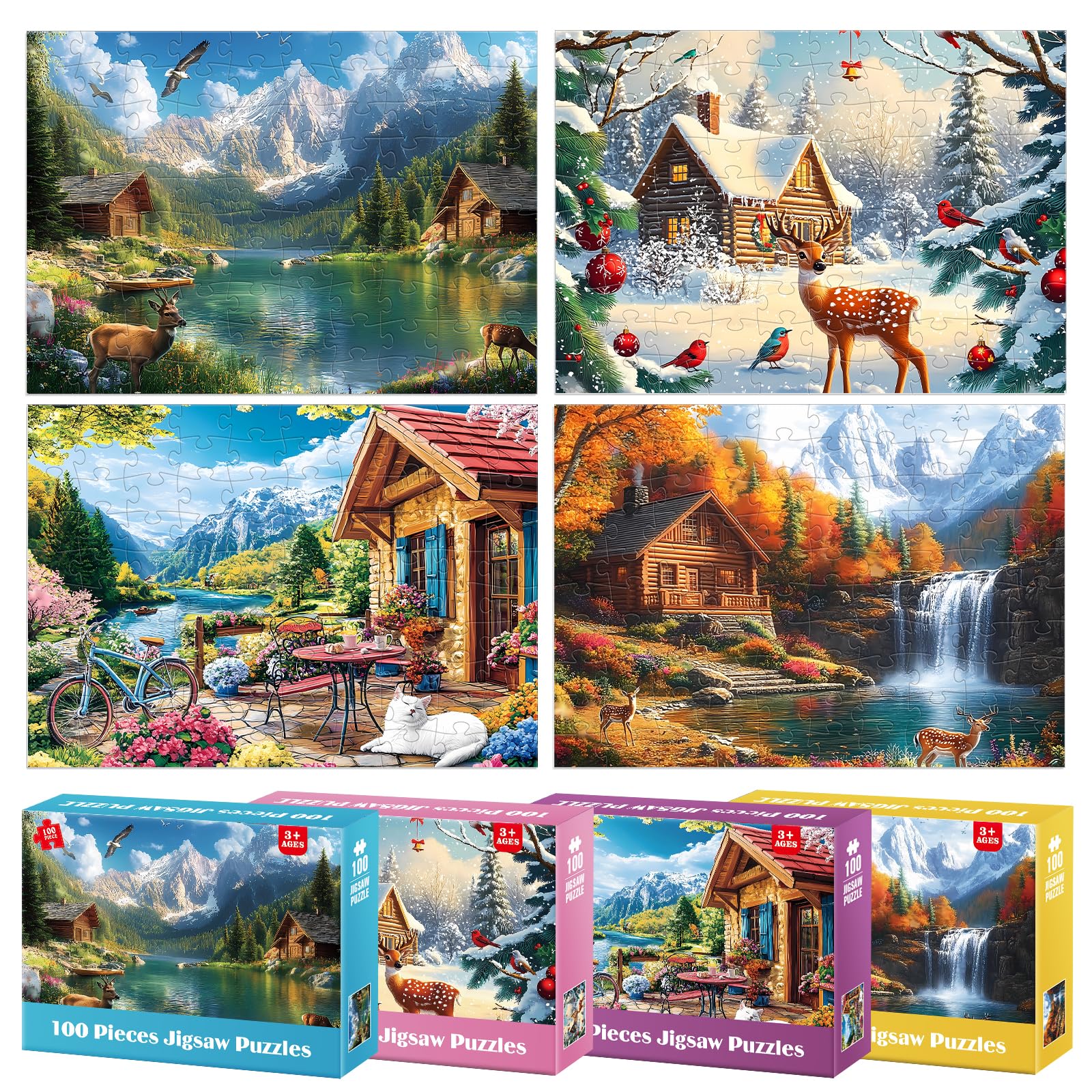 BraniacBits summer scene puzzle – vibrant colors for screen-free play