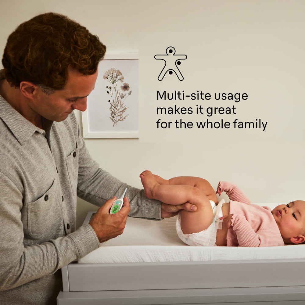Braun Digital Thermometer in rectal-use with a flexible tip for comfort