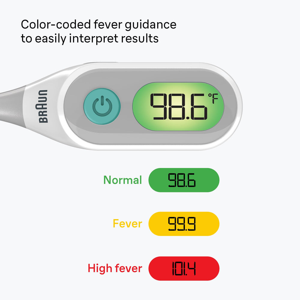 Braun Digital Thermometer underarm-use for fast temperature checks