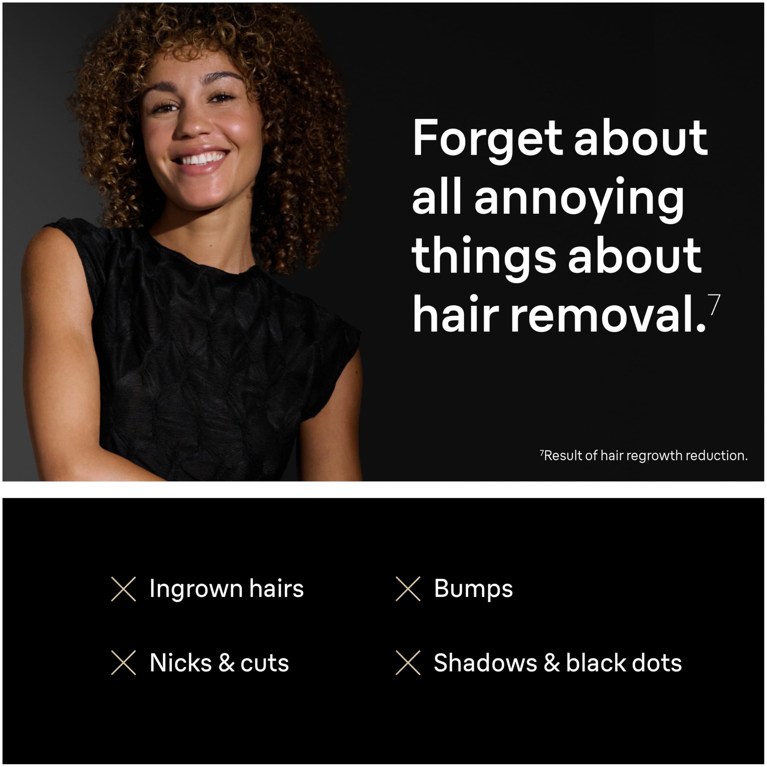 Braun Silk·expert Pro 5 underarm treatment with comfortable settings.