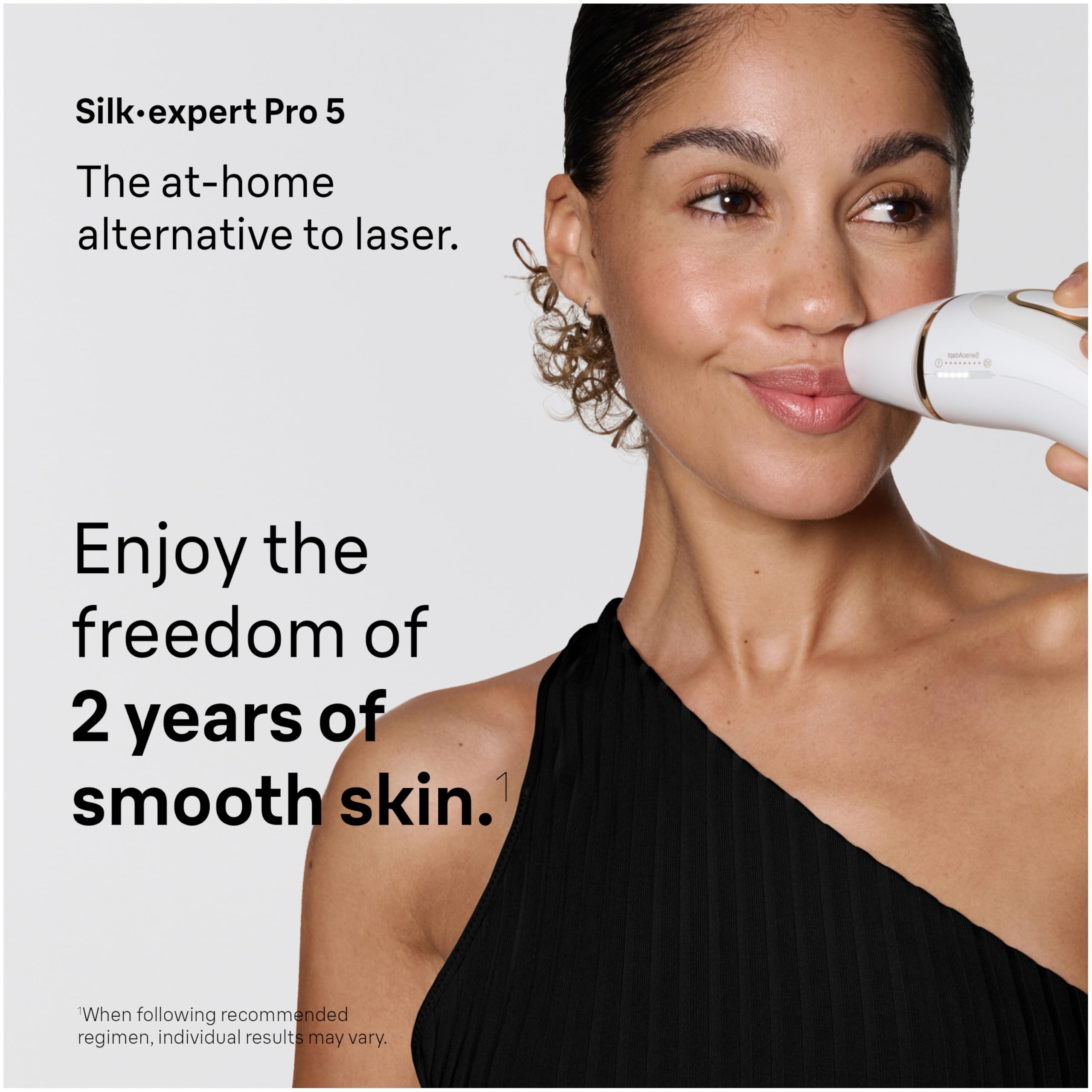 Wide-head attachment ready for faster full-body sessions with Braun Silk·Expert Pro 5