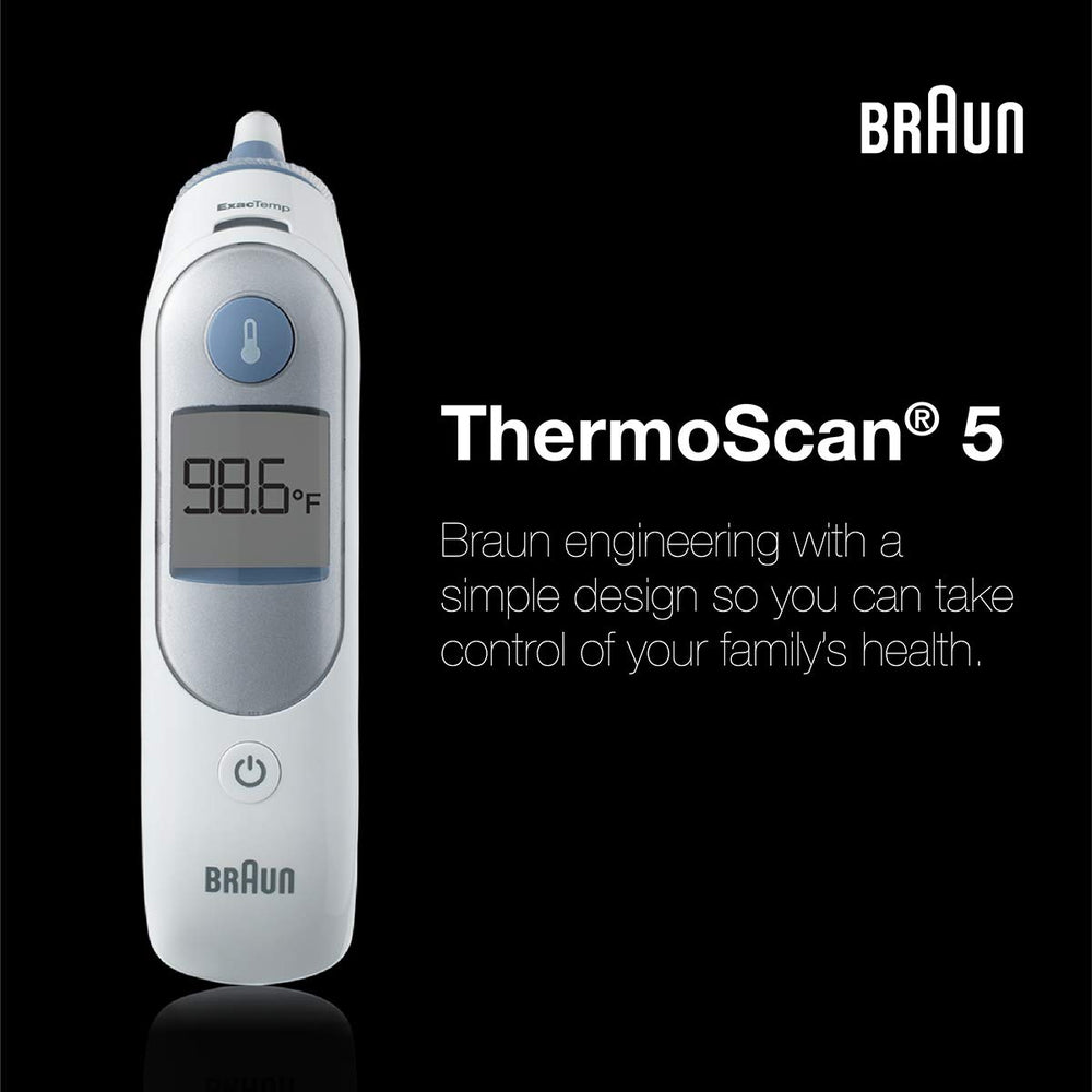 Braun ThermoScan 5 compact design suits parents and caregivers