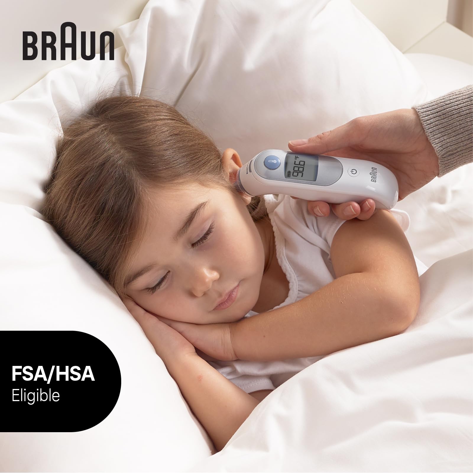 Braun hygiene caps keep the lens clean for family use